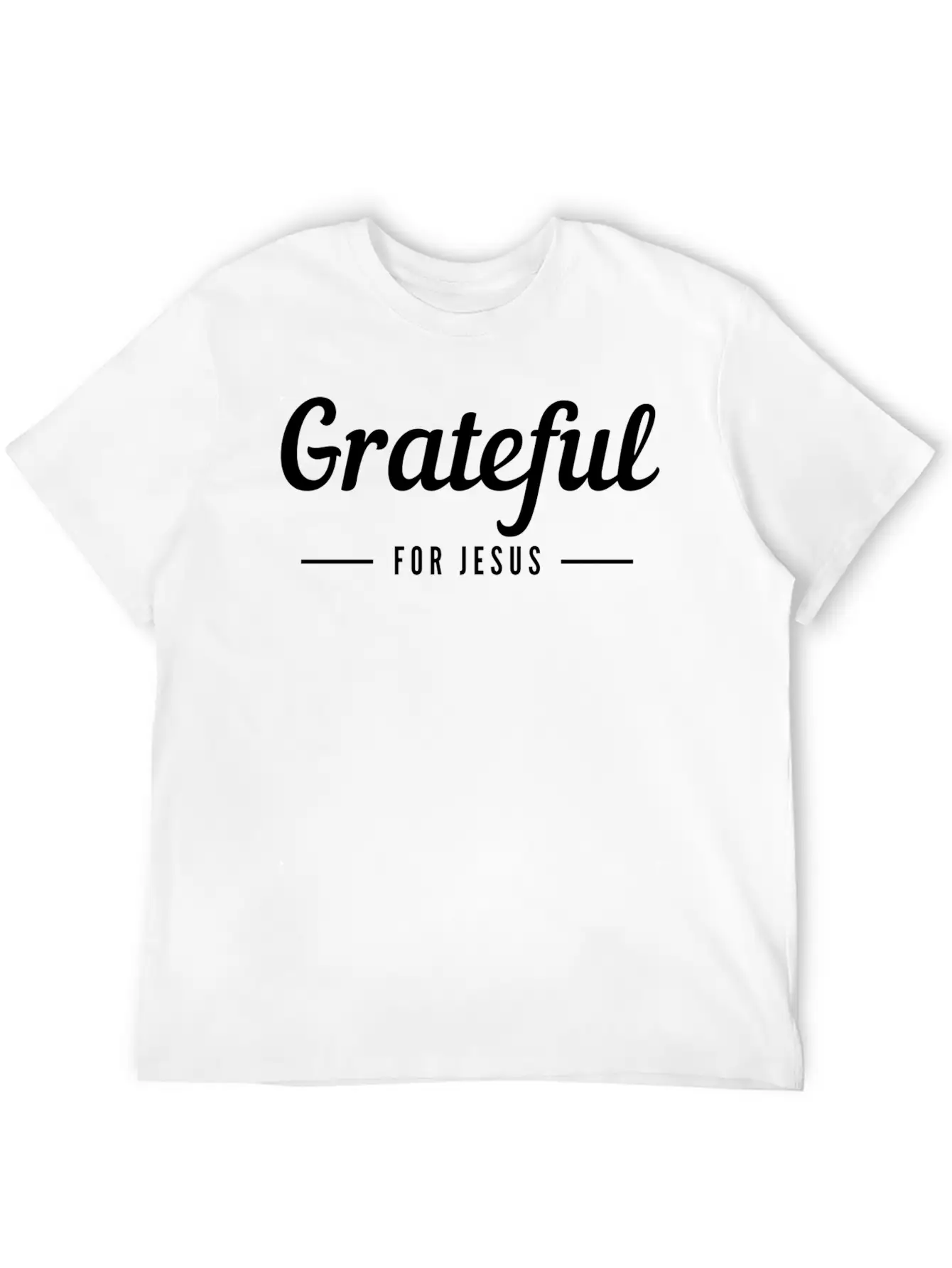 Grateful For Jesus Unisex Casual T-Shirt – Clean Design For Daily Comfort
