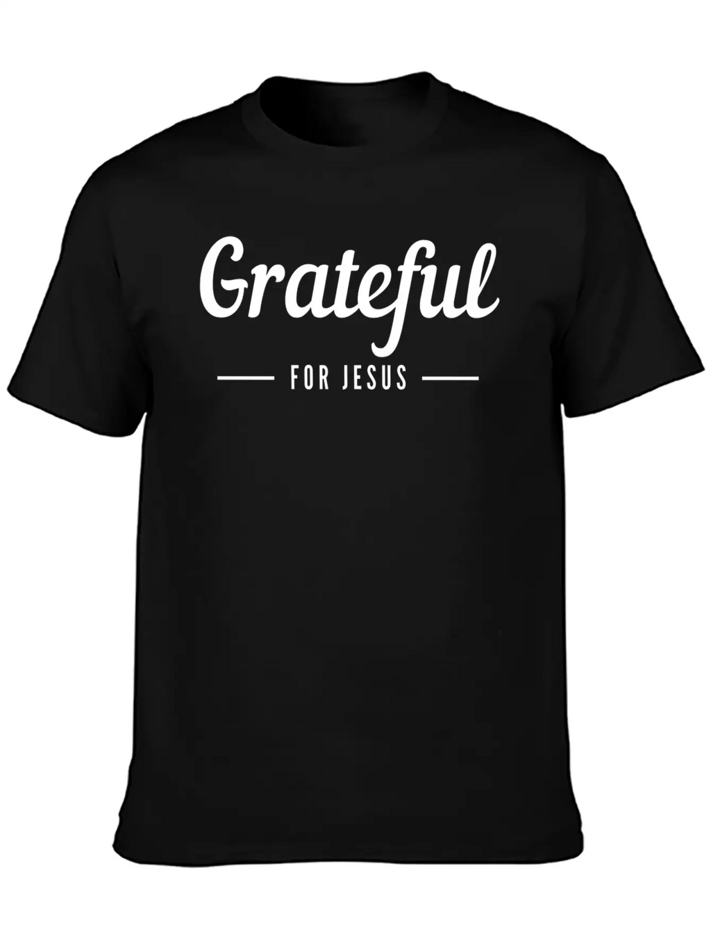 Grateful For Jesus Unisex Casual T-Shirt – Clean Design For Daily Comfort