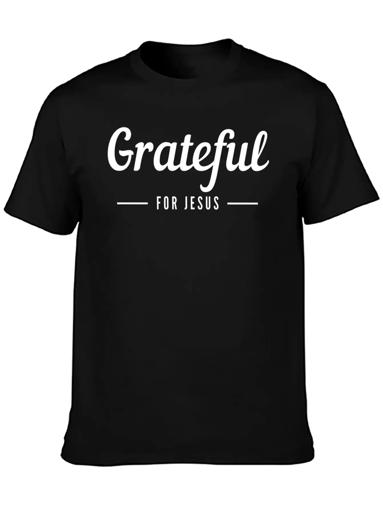 Grateful For Jesus Unisex Casual T-Shirt – Clean Design For Daily Comfort