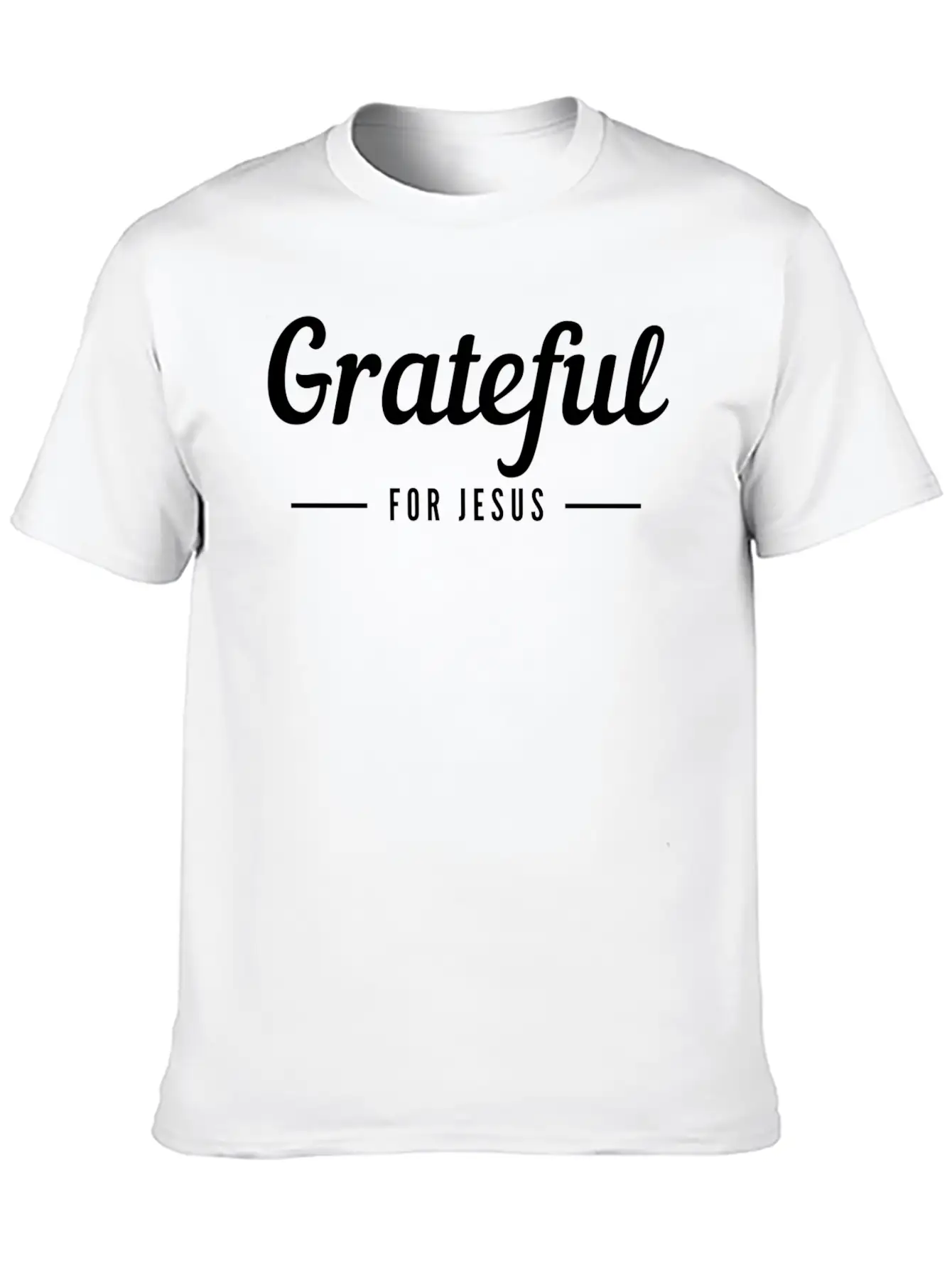 Grateful For Jesus Unisex Casual T-Shirt – Clean Design For Daily Comfort