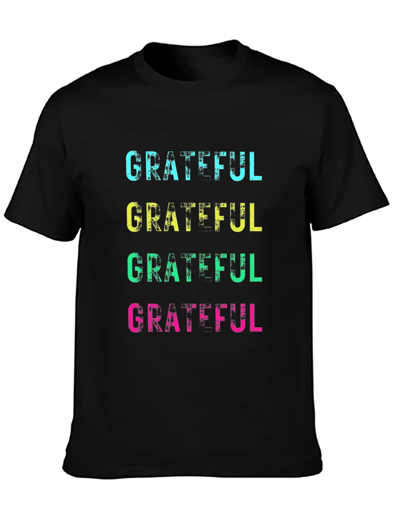 Grateful T-shirt, Great Gift Idea Unisex Short Sleeve Soft Cotton T-Shirt – Casual Everyday Wear