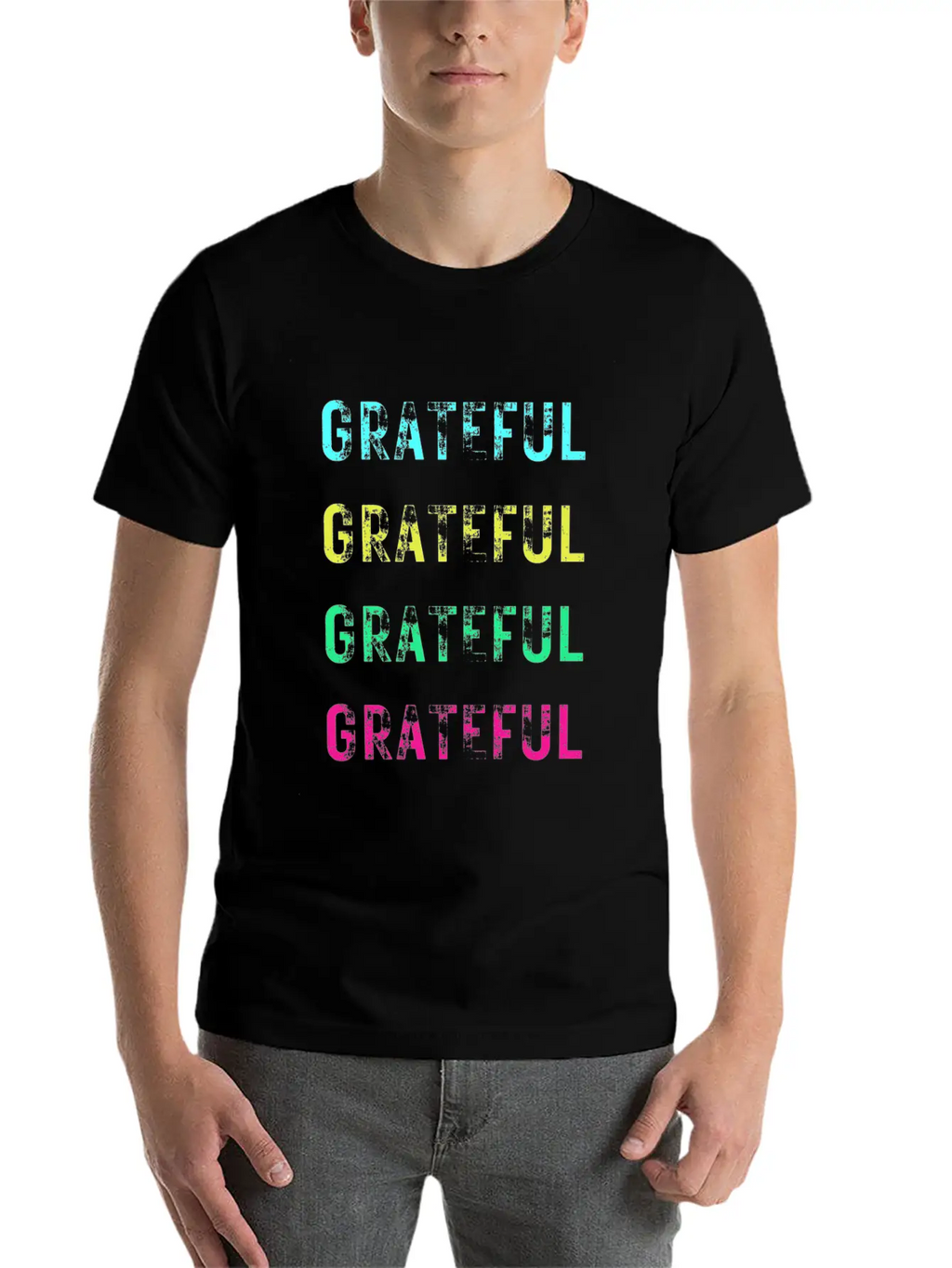 Grateful T-shirt, Great Gift Idea Unisex Short Sleeve Soft Cotton T-Shirt – Casual Everyday Wear
