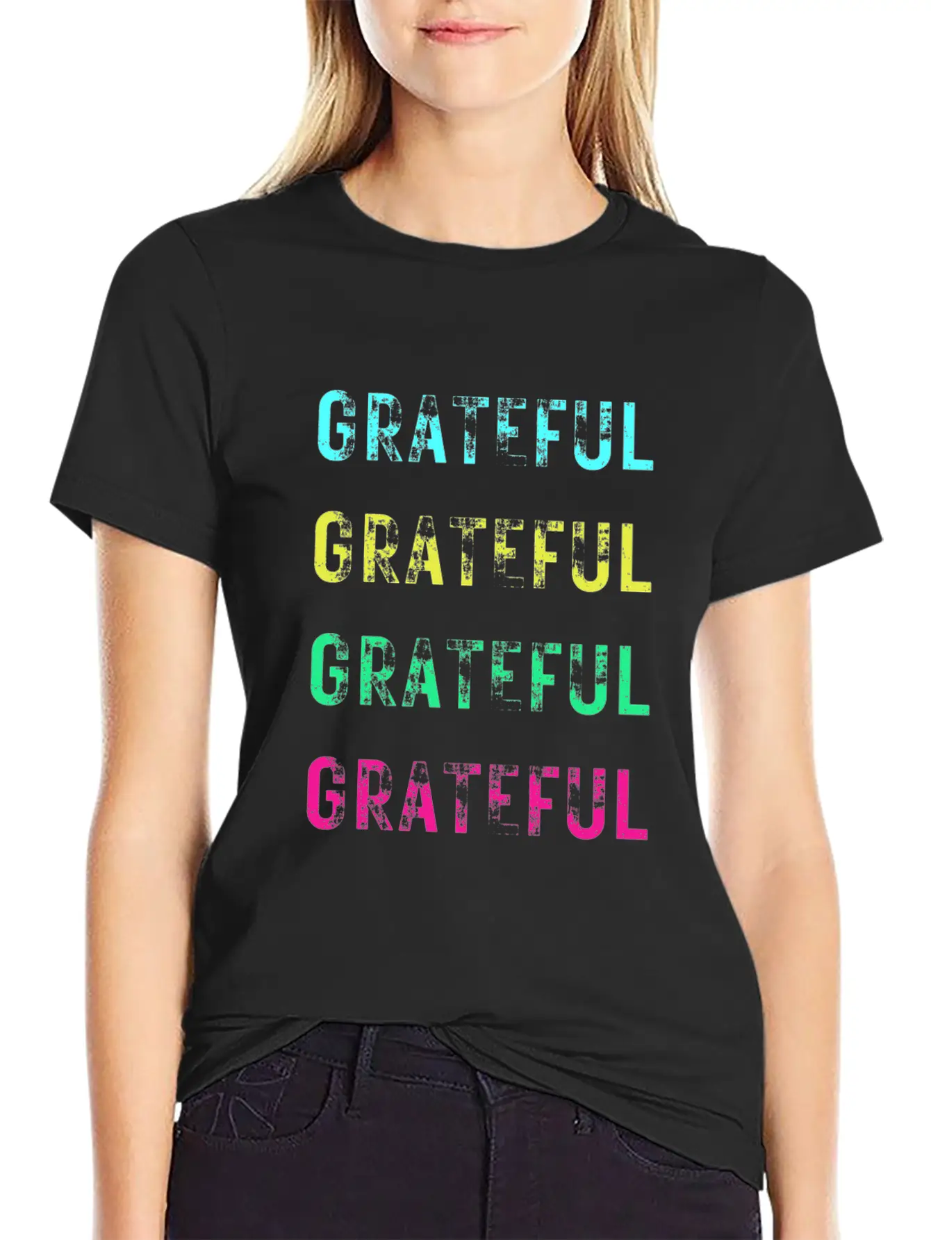 Grateful T-shirt, Great Gift Idea Unisex Short Sleeve Soft Cotton T-Shirt – Casual Everyday Wear