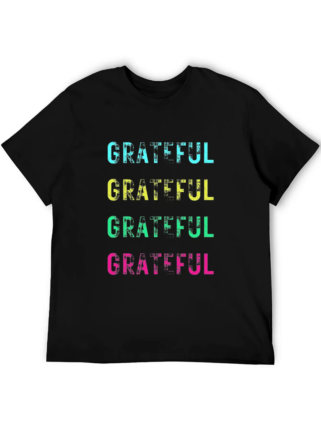 Grateful T-shirt, Great Gift Idea Unisex Short Sleeve Soft Cotton T-Shirt – Casual Everyday Wear