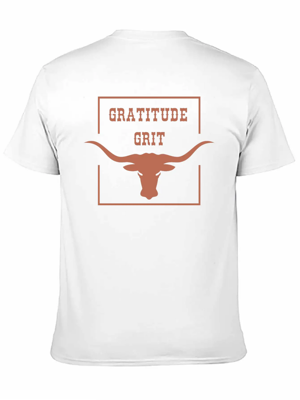 Gratitude And Grit Western Bighorn Unisex Casual T-Shirt – Clean Design For Daily Comfort