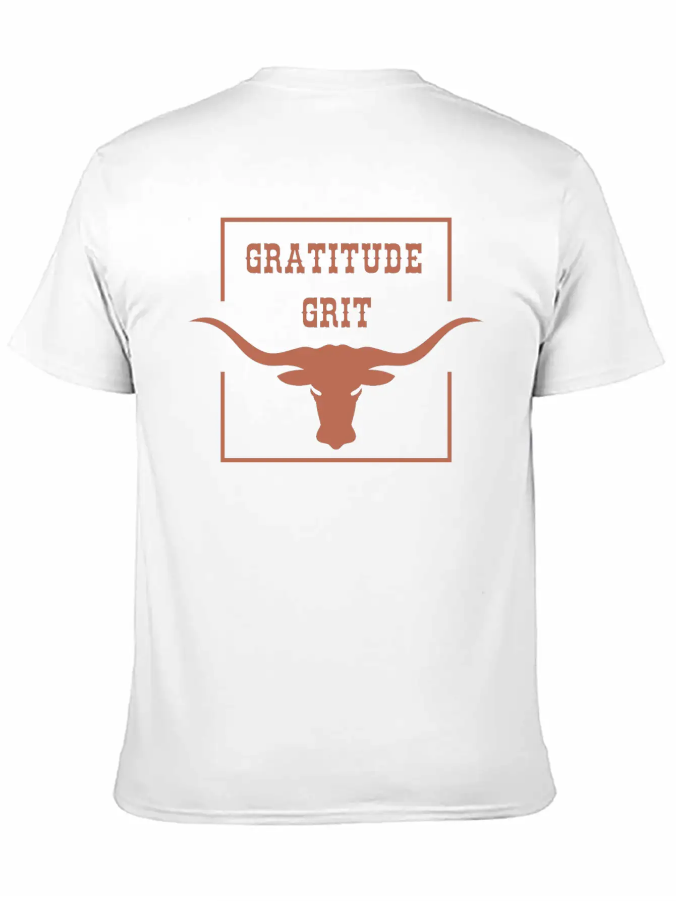 Gratitude And Grit Western Bighorn Unisex Casual T-Shirt – Clean Design For Daily Comfort