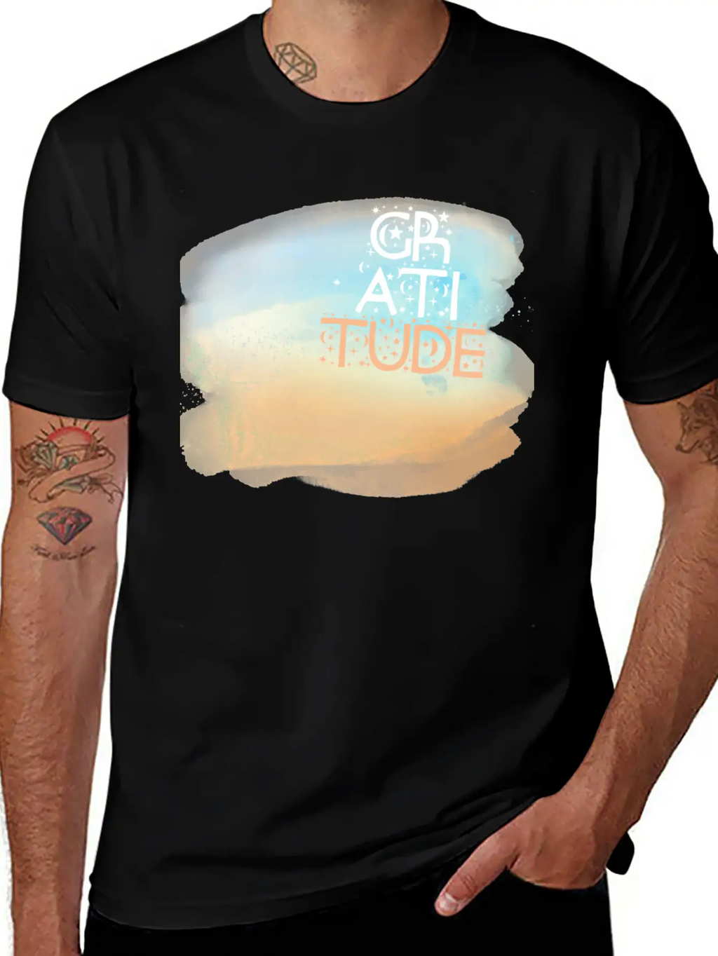 Gratitude Stylish Everyday T-Shirt – Unisex Basic Cotton Tee