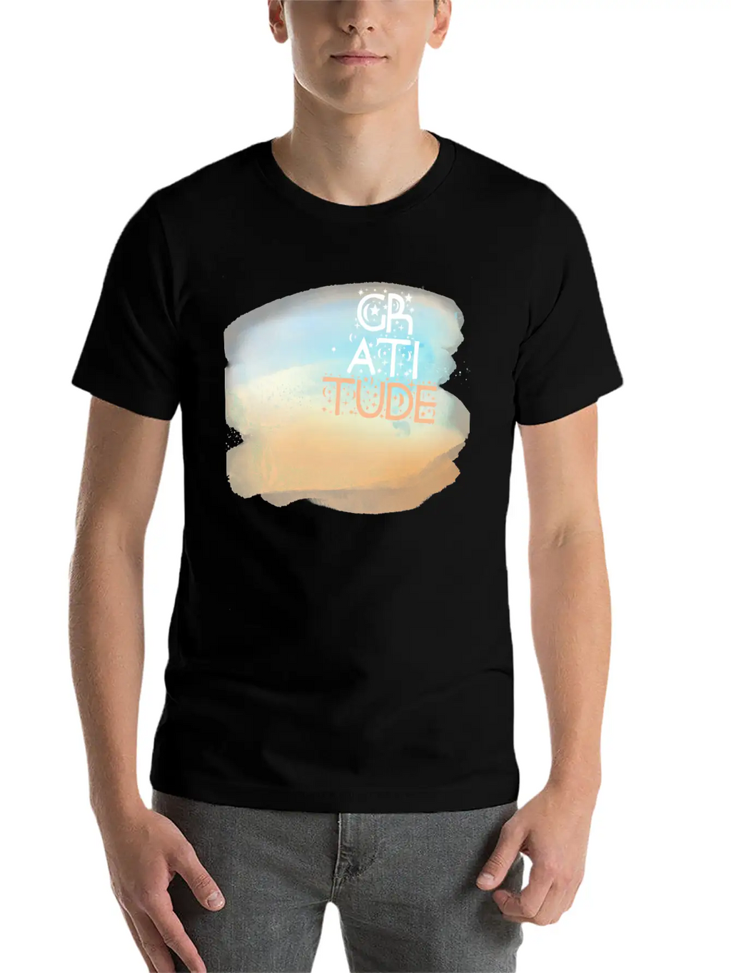 Gratitude Stylish Everyday T-Shirt – Unisex Basic Cotton Tee