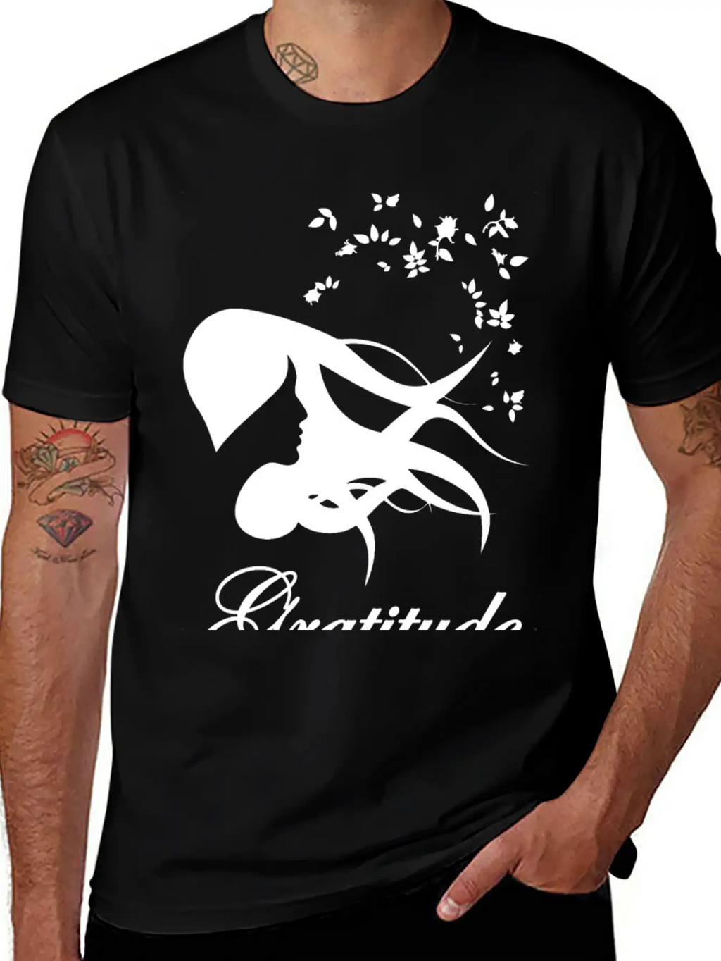 Gratitude Wite Unisex Casual T-Shirt – Clean Design For Daily Comfort