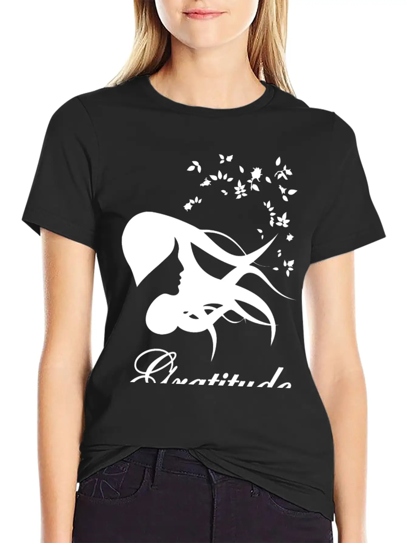 Gratitude Wite Unisex Casual T-Shirt – Clean Design For Daily Comfort