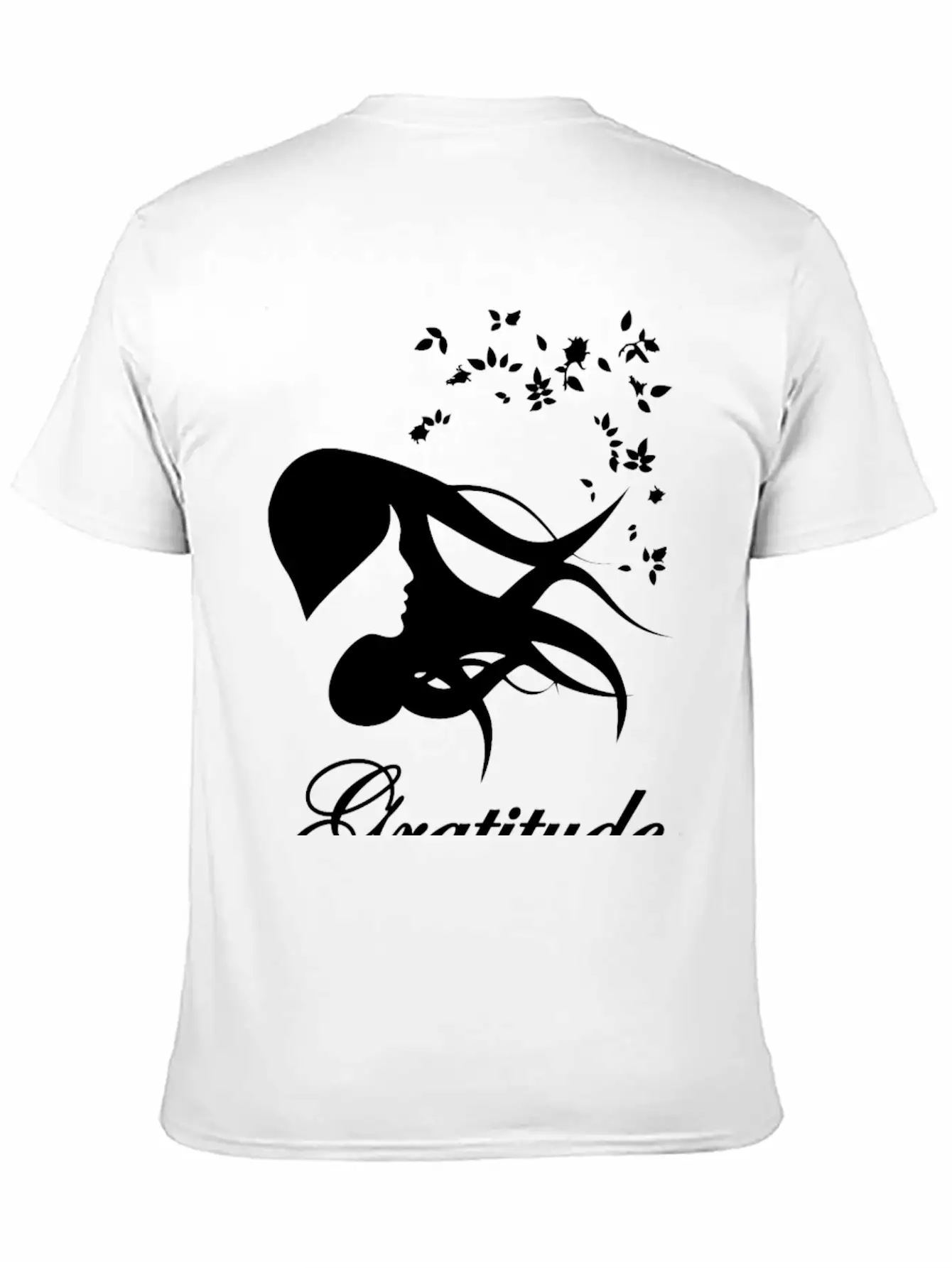 Gratitude Wite Unisex Casual T-Shirt – Clean Design For Daily Comfort