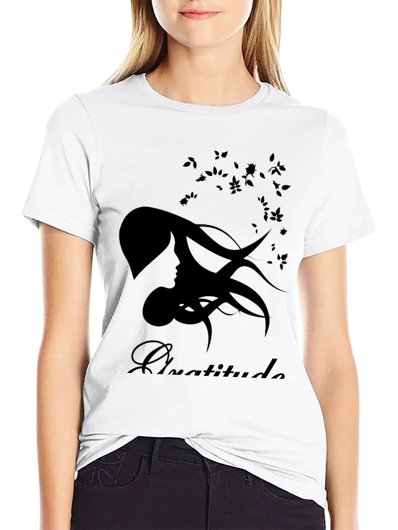 Gratitude Wite Unisex Casual T-Shirt – Clean Design For Daily Comfort