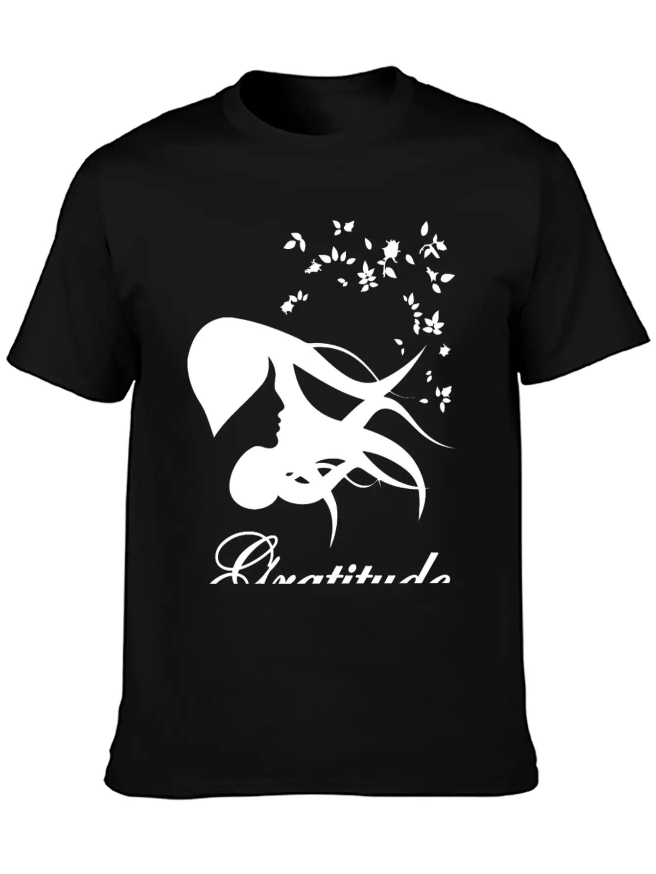 Gratitude Wite Unisex Casual T-Shirt – Clean Design For Daily Comfort