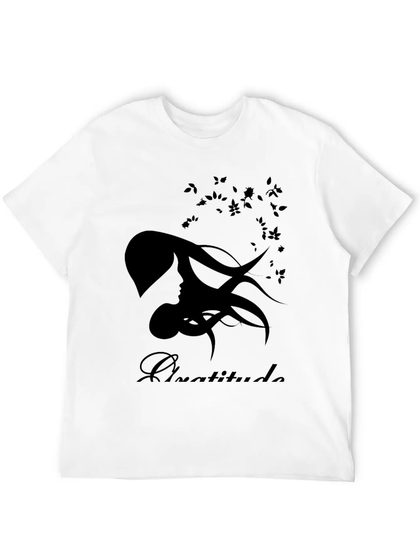 Gratitude Wite Unisex Casual T-Shirt – Clean Design For Daily Comfort