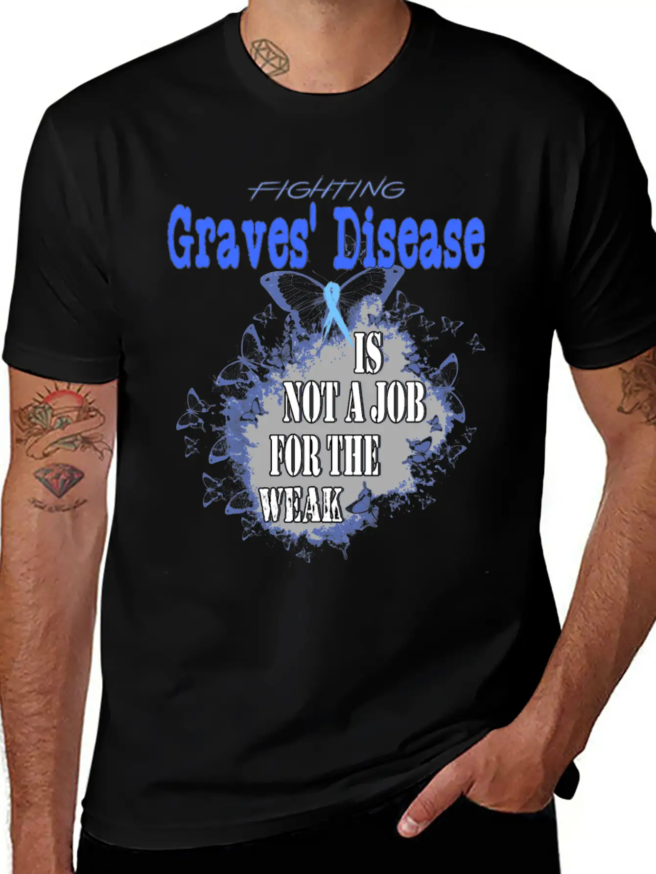Graves Disease Awareness Unisex Casual T-Shirt – Clean Design For Daily Comfort