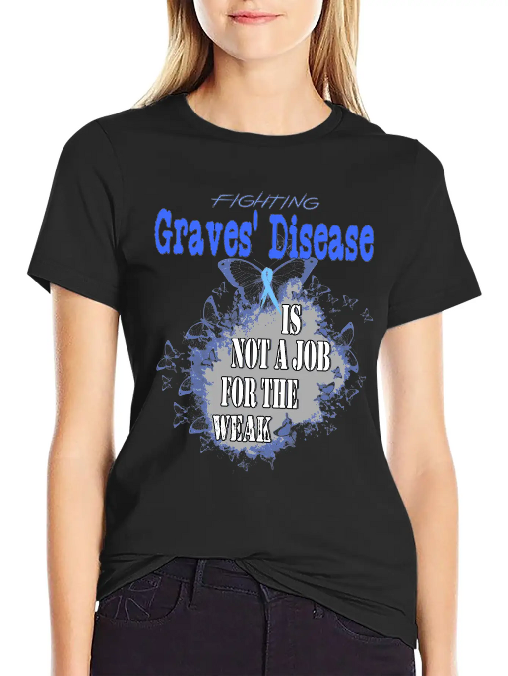 Graves Disease Awareness Unisex Casual T-Shirt – Clean Design For Daily Comfort