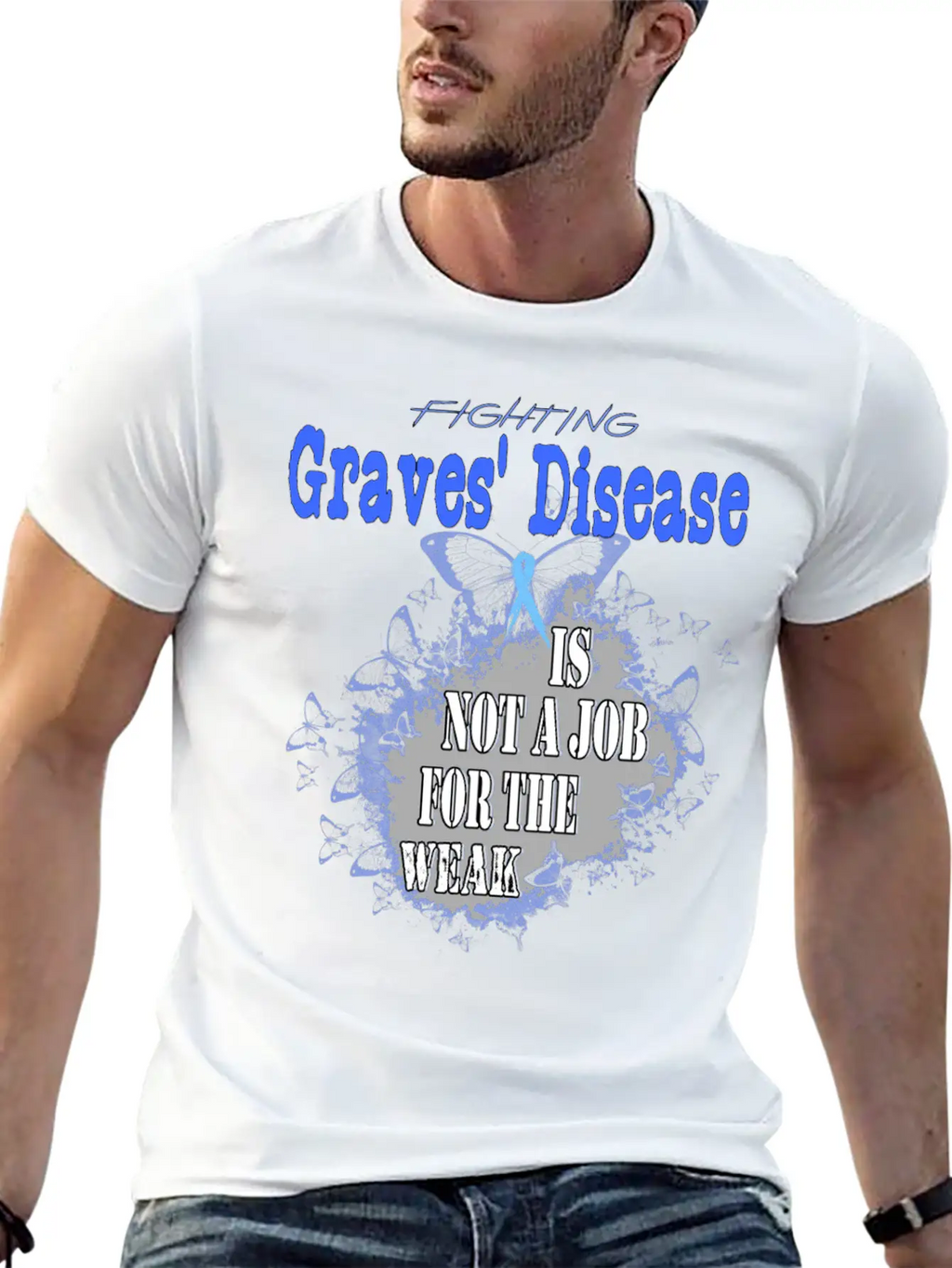 Graves Disease Awareness Unisex Casual T-Shirt – Clean Design For Daily Comfort