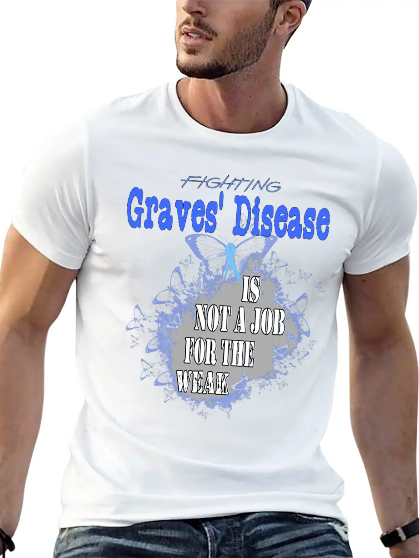 Graves Disease Awareness Unisex Casual T-Shirt – Clean Design For Daily Comfort