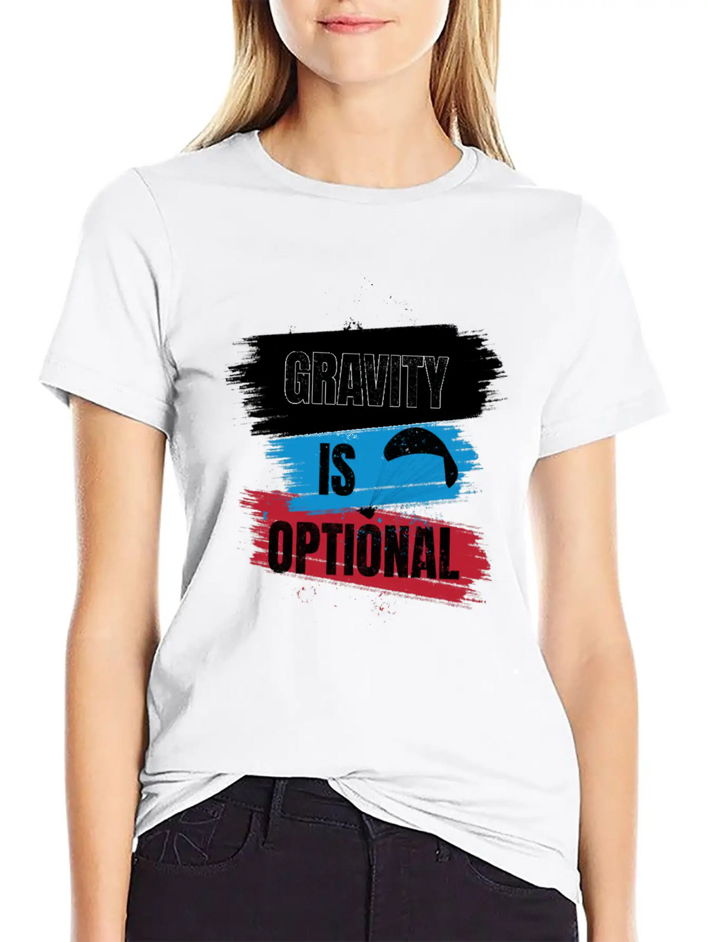 Gravity Is Optional Unisex Casual T-Shirt – Clean Design For Daily Comfort