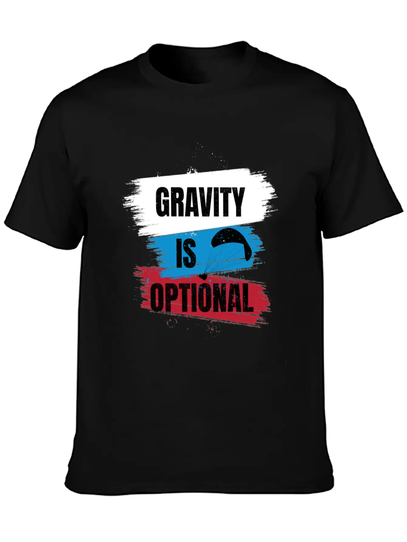Gravity Is Optional Unisex Casual T-Shirt – Clean Design For Daily Comfort