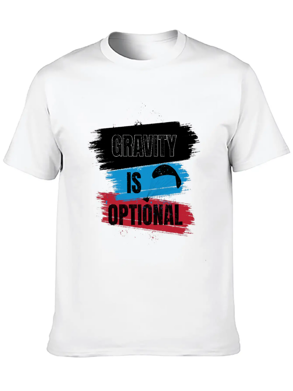 Gravity Is Optional Unisex Casual T-Shirt – Clean Design For Daily Comfort