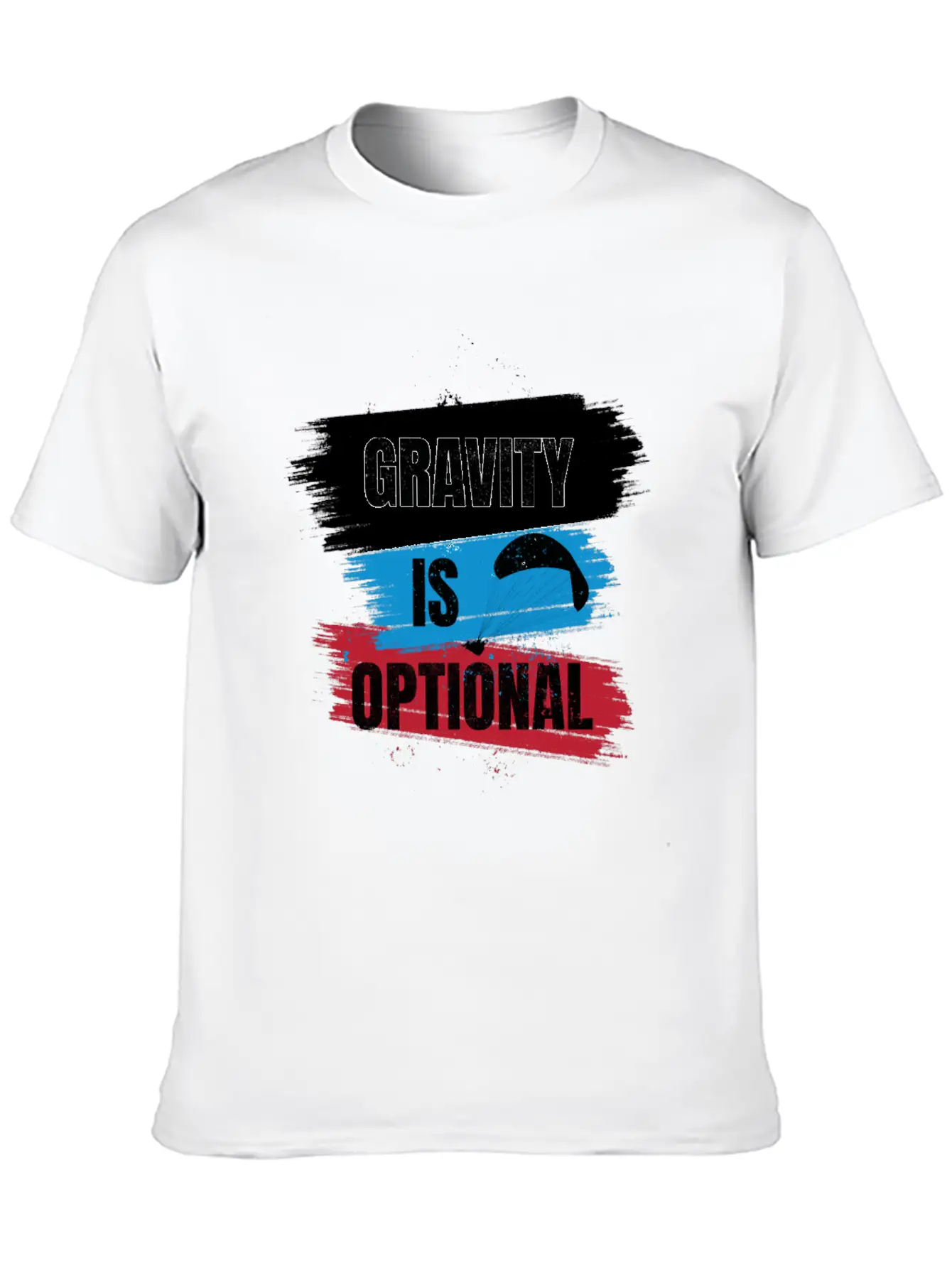 Gravity Is Optional Unisex Casual T-Shirt – Clean Design For Daily Comfort