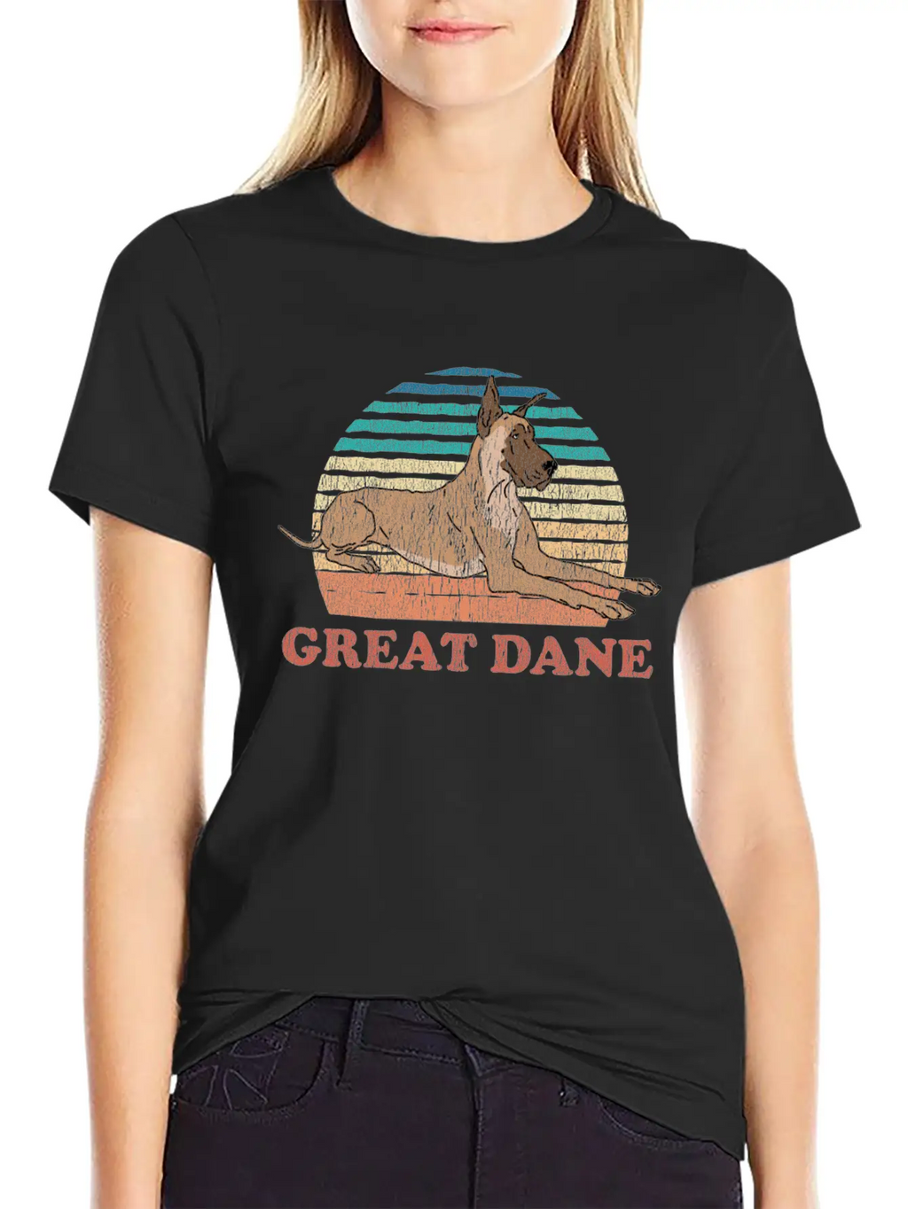 Great Dane Dog | Dog Owner Great Danes Essential Cotton Tee For Daily Outfits – Unisex Style