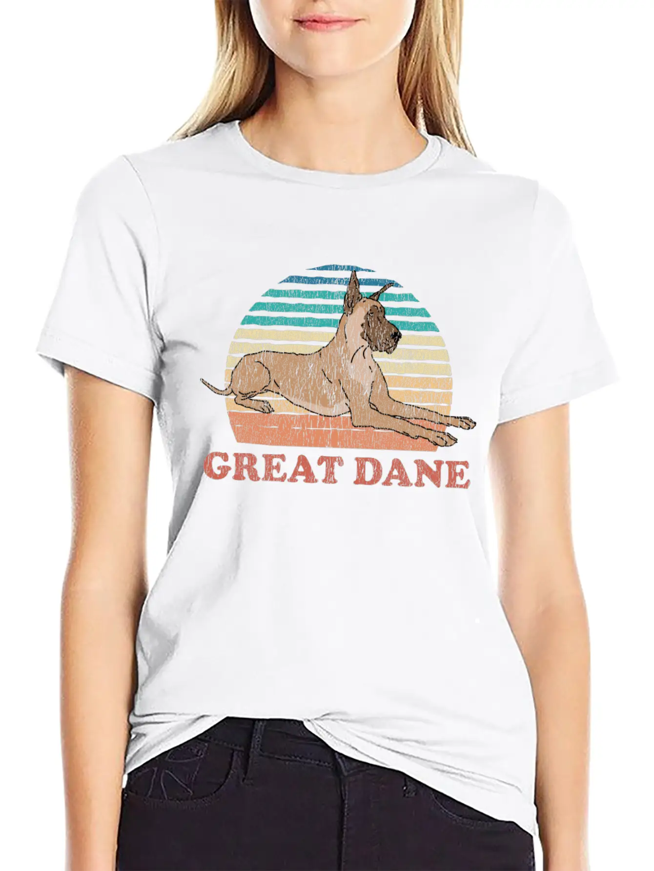 Great Dane Dog | Dog Owner Great Danes Essential Cotton Tee For Daily Outfits – Unisex Style
