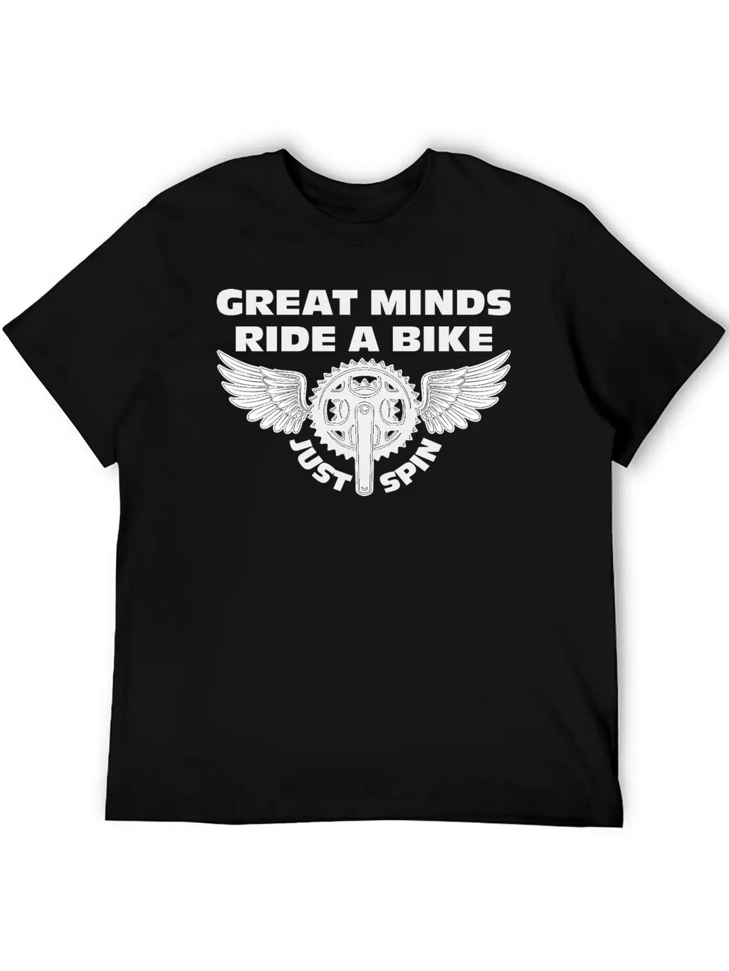 Great Minds Ride A Bike Essential Cotton Tee For Daily Outfits – Unisex Style