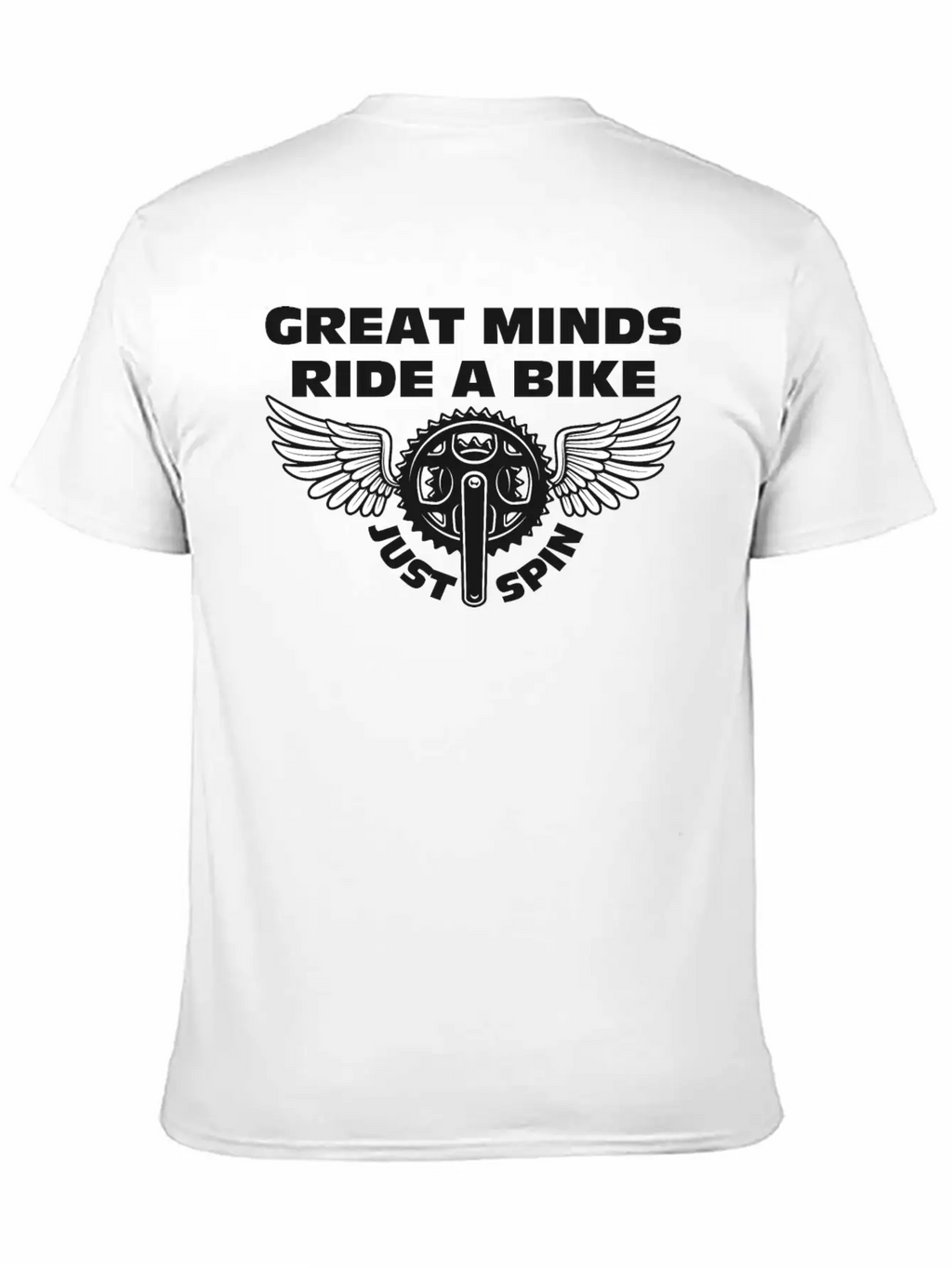 Great Minds Ride A Bike Essential Cotton Tee For Daily Outfits – Unisex Style