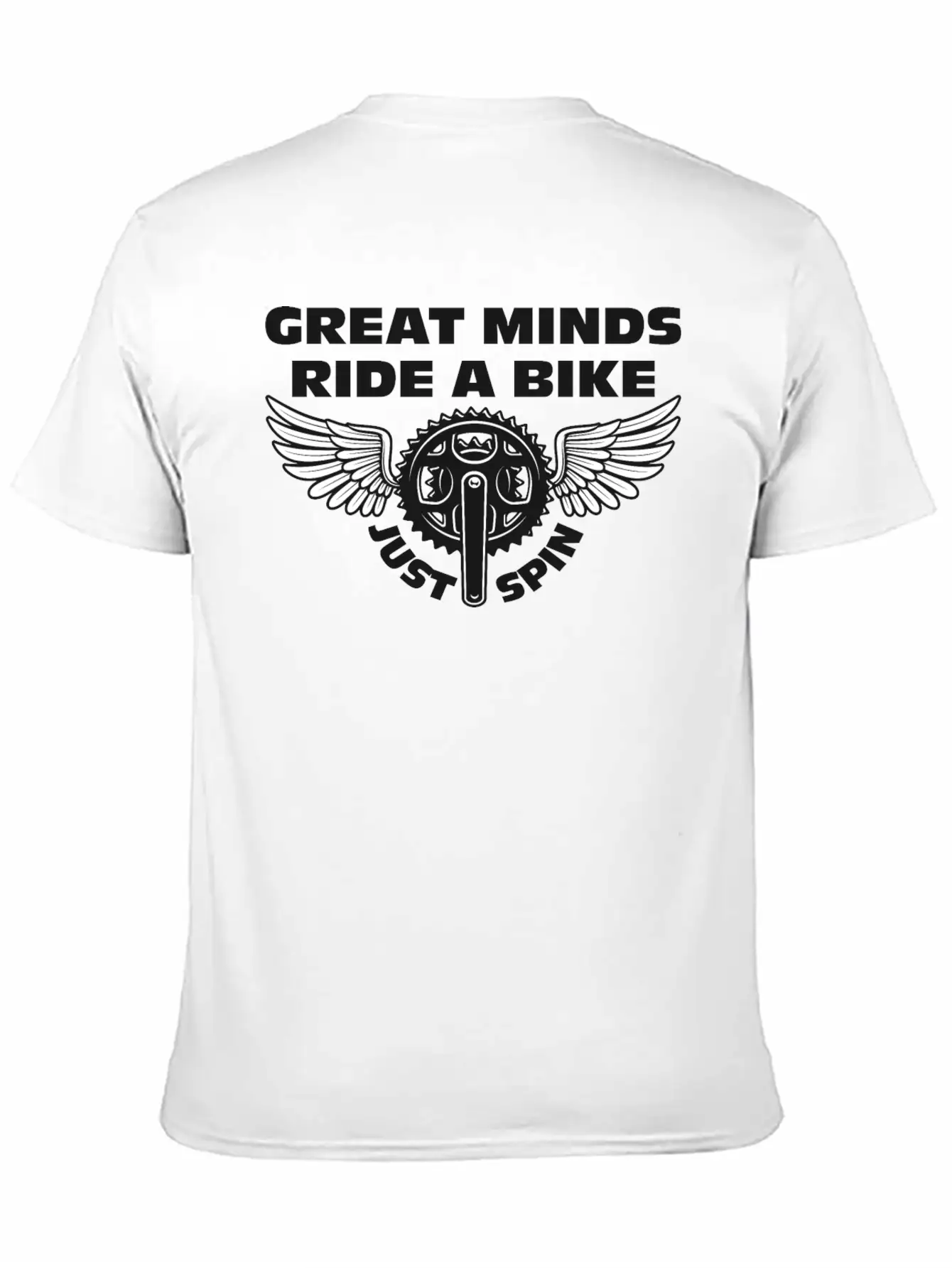 Great Minds Ride A Bike Essential Cotton Tee For Daily Outfits – Unisex Style