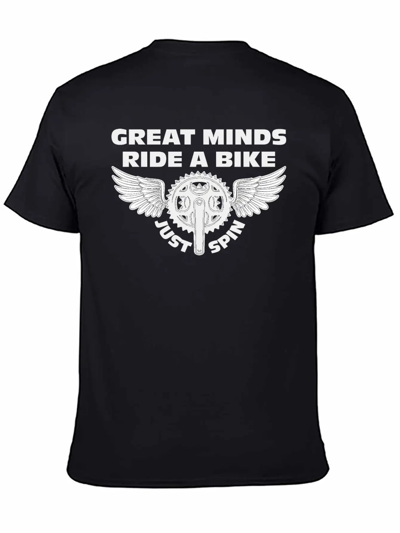 Great Minds Ride A Bike Essential Cotton Tee For Daily Outfits – Unisex Style