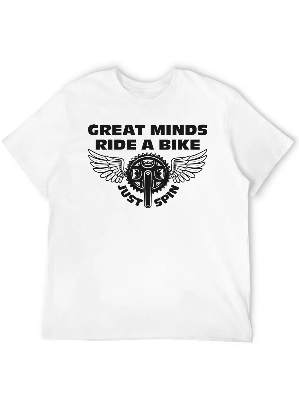 Great Minds Ride A Bike Essential Cotton Tee For Daily Outfits – Unisex Style