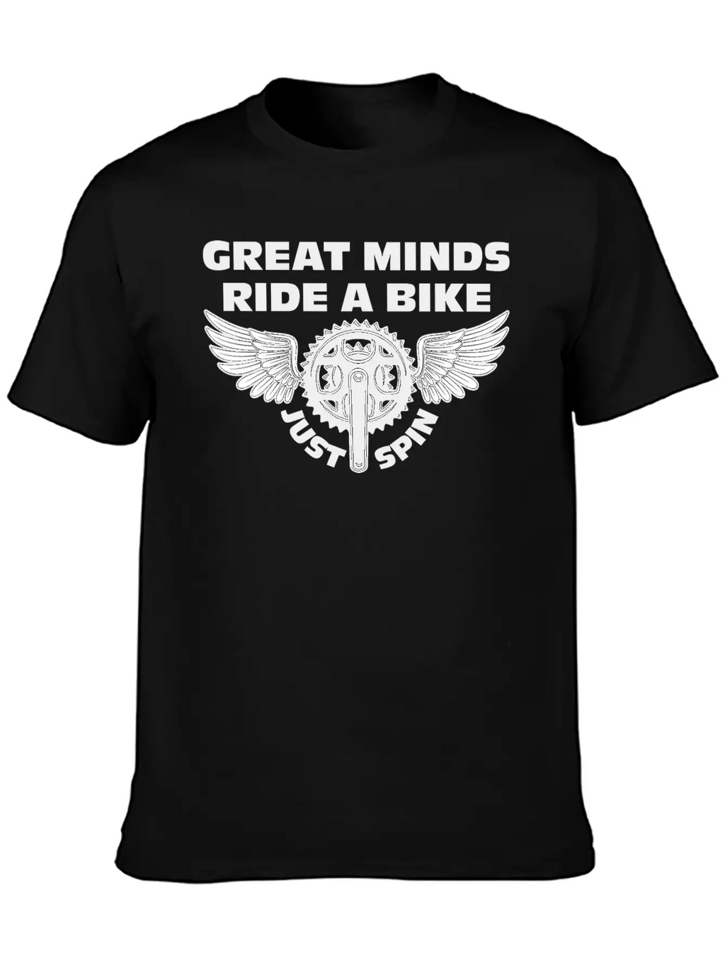 Great Minds Ride A Bike Essential Cotton Tee For Daily Outfits – Unisex Style