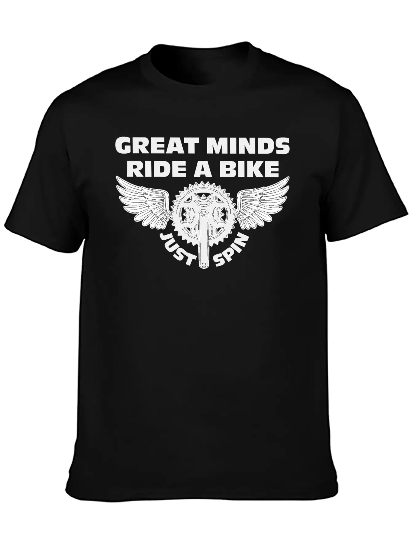Great Minds Ride A Bike Essential Cotton Tee For Daily Outfits – Unisex Style