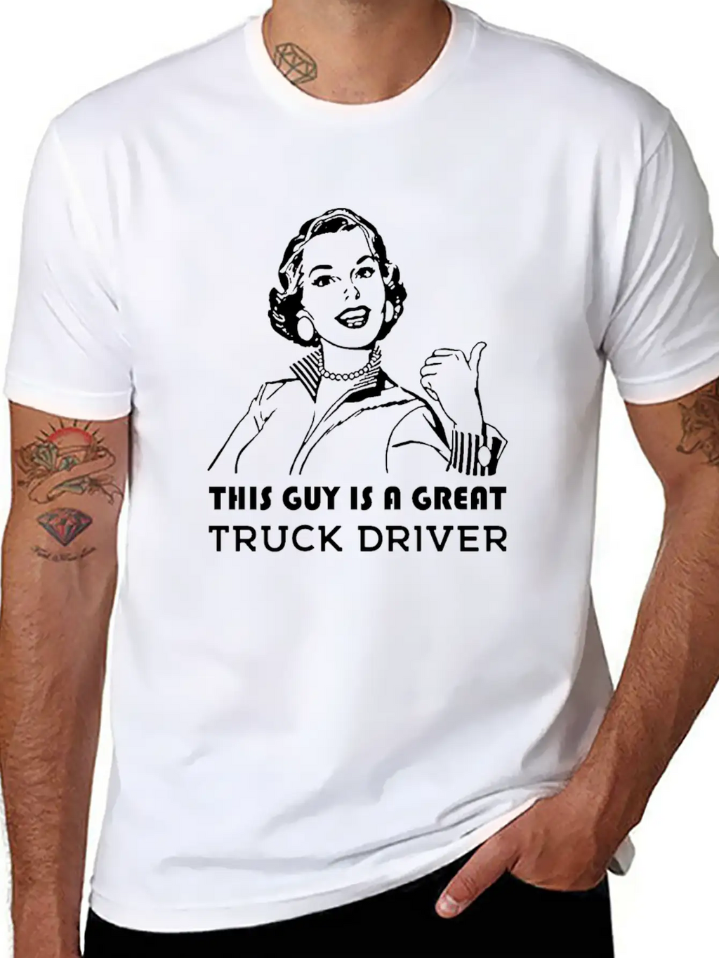 Great Truck Driver. Color Choice. BEST SELLER Breathable Soft Cotton T-Shirt – Timeless Casual Look