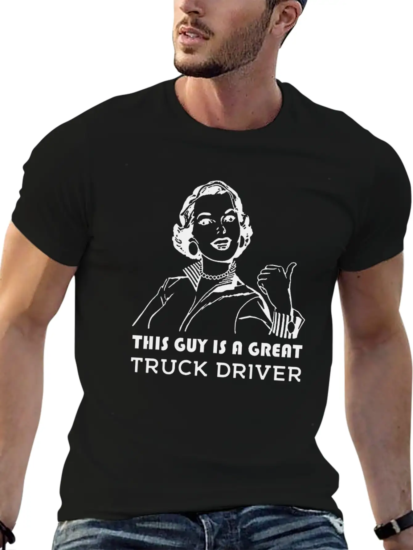 Great Truck Driver. Color Choice. BEST SELLER Breathable Soft Cotton T-Shirt – Timeless Casual Look
