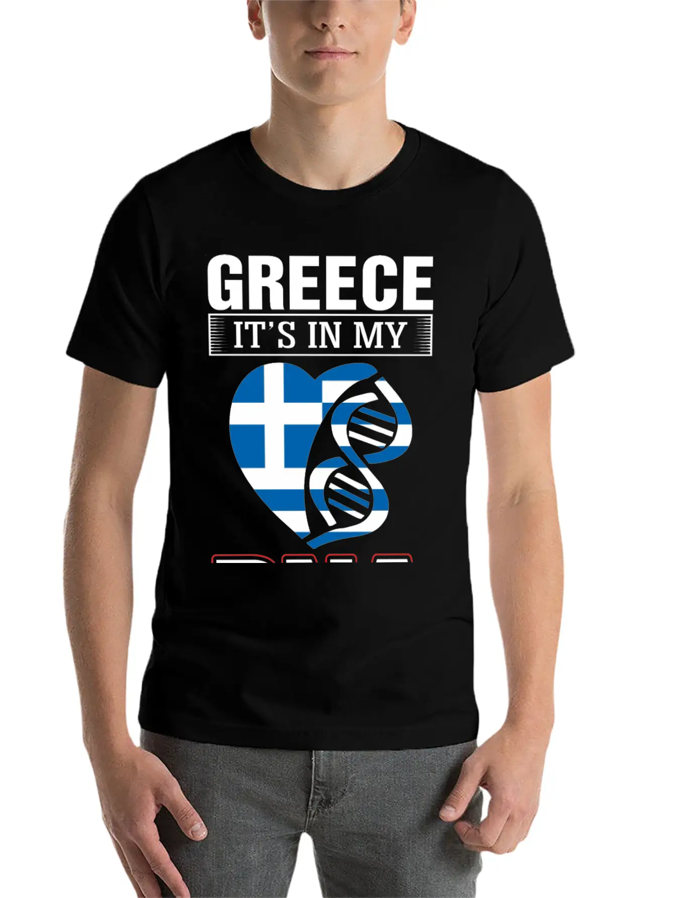 Greece DNA Tshirt Essential Cotton Tee For Daily Outfits – Unisex Style