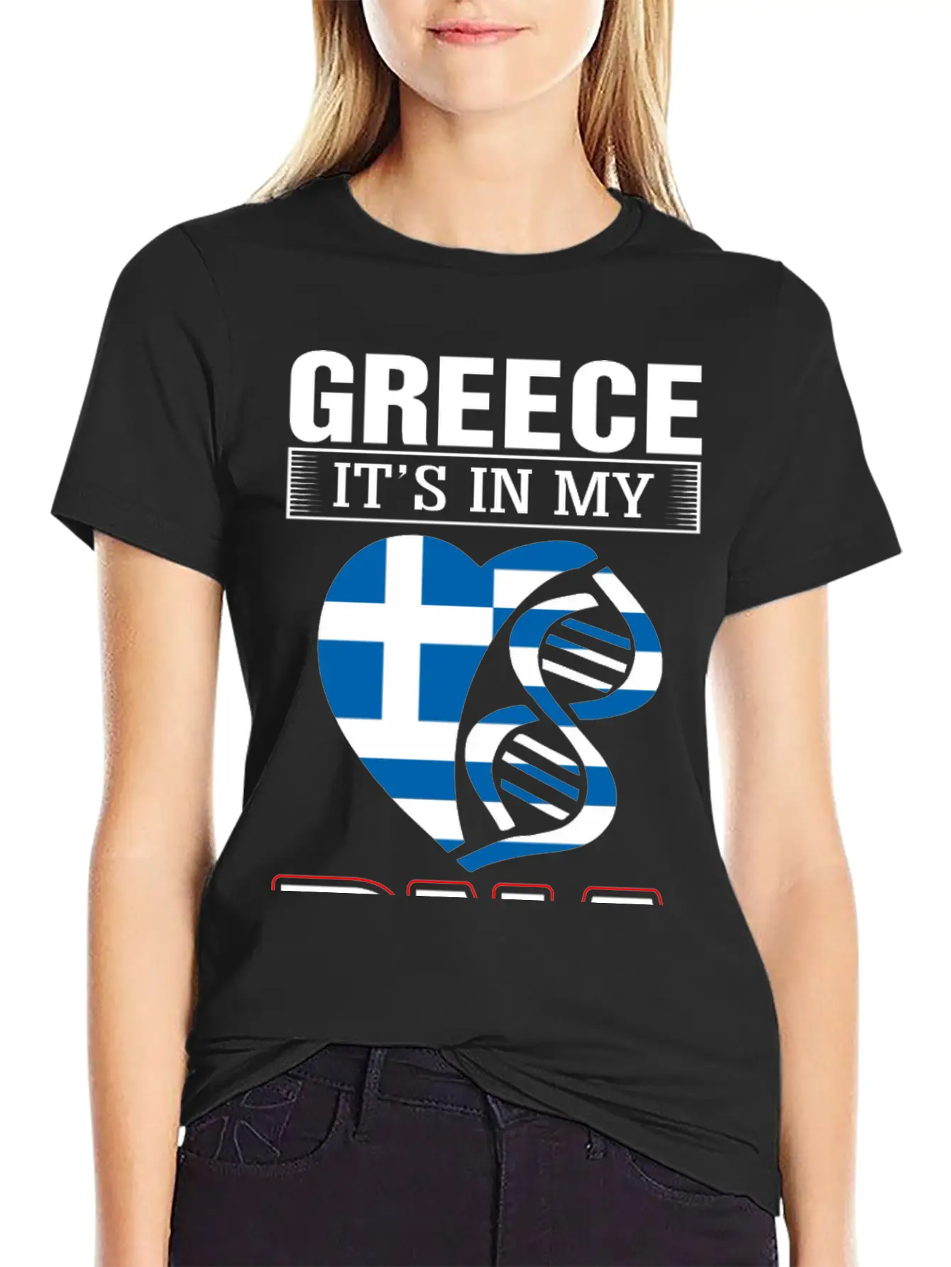 Greece DNA Tshirt Essential Cotton Tee For Daily Outfits – Unisex Style