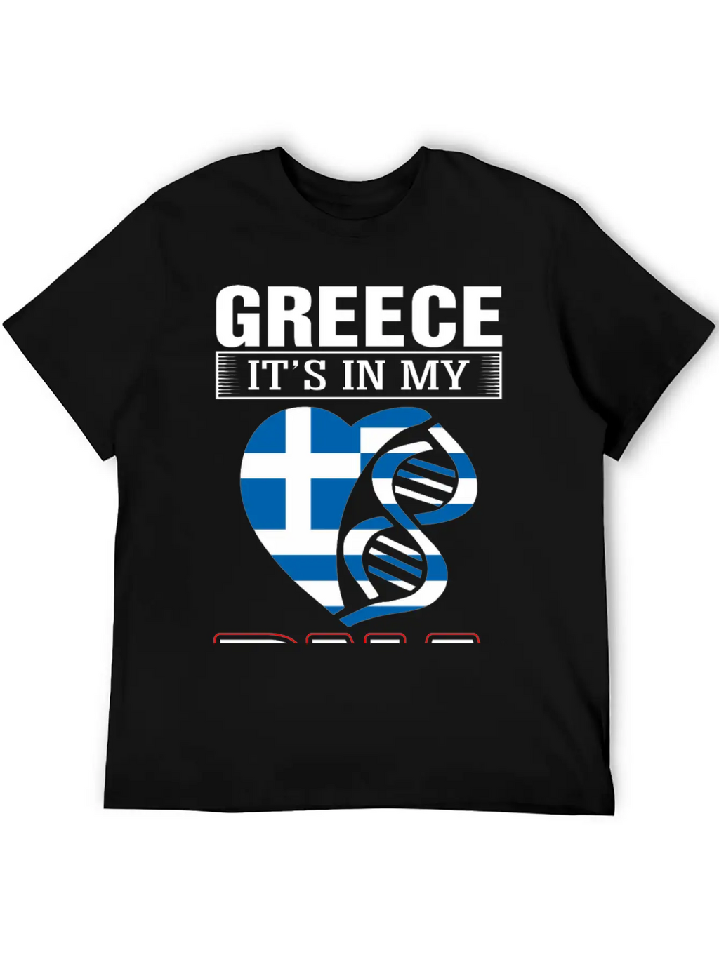 Greece DNA Tshirt Essential Cotton Tee For Daily Outfits – Unisex Style