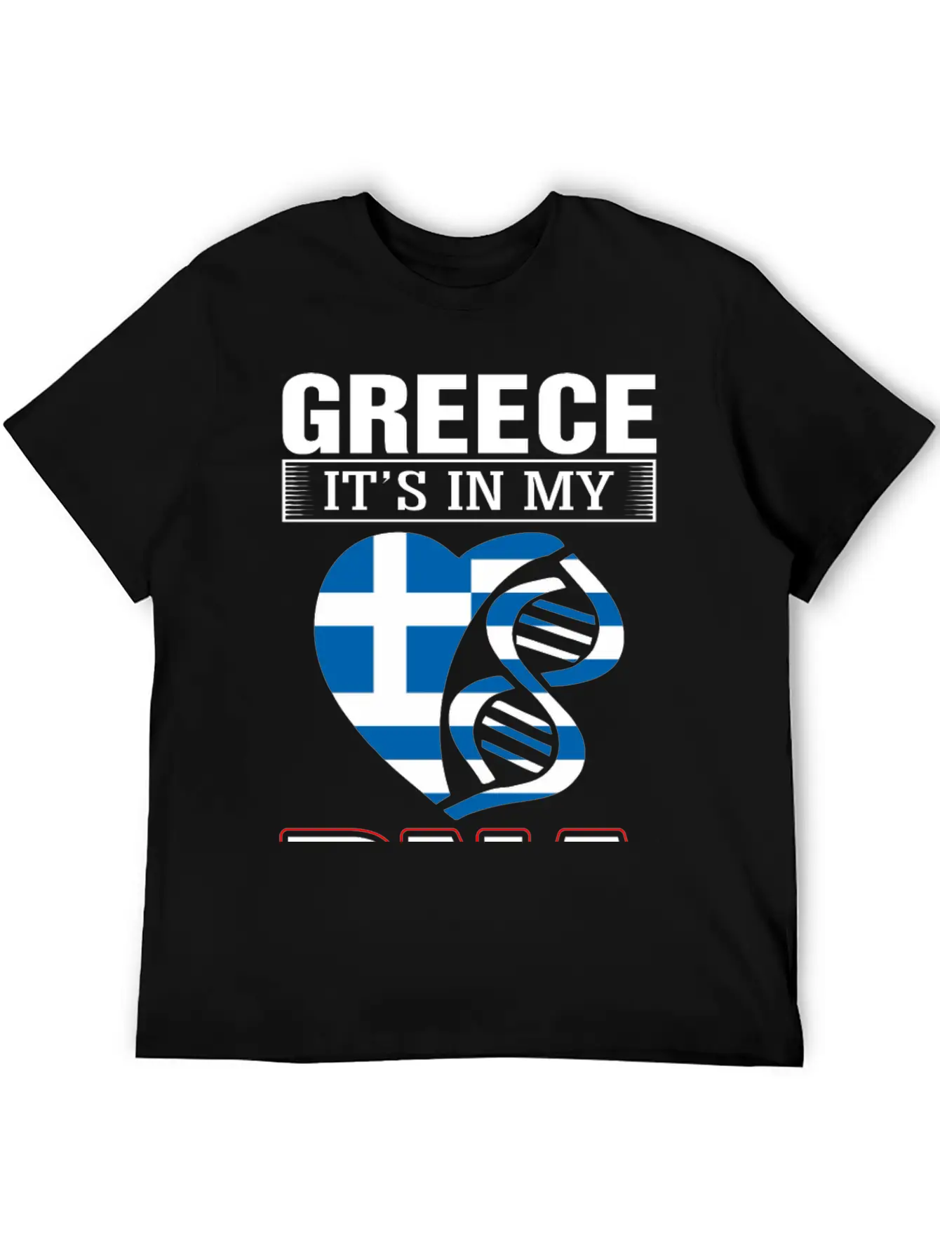 Greece DNA Tshirt Essential Cotton Tee For Daily Outfits – Unisex Style