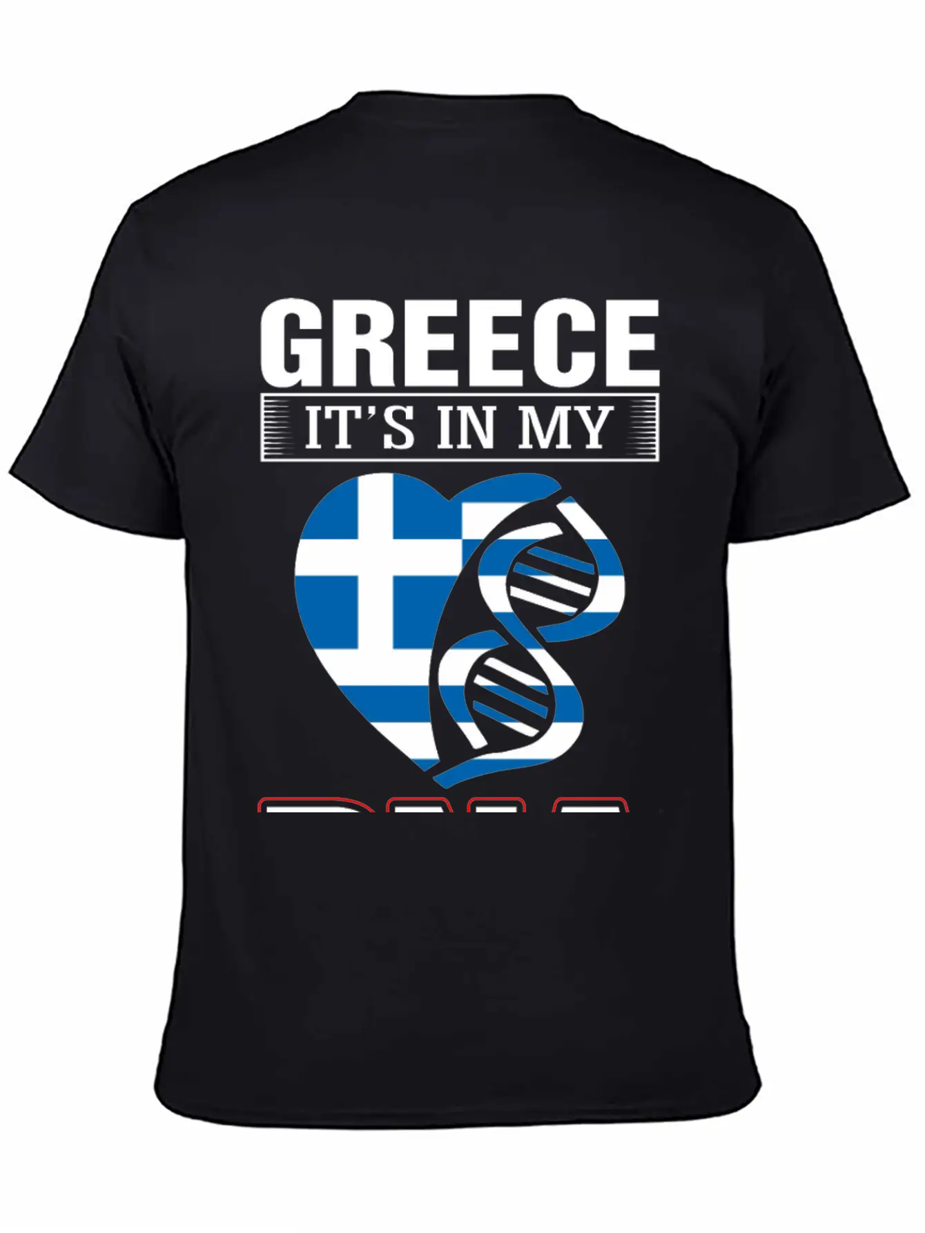 Greece DNA Tshirt Essential Cotton Tee For Daily Outfits – Unisex Style