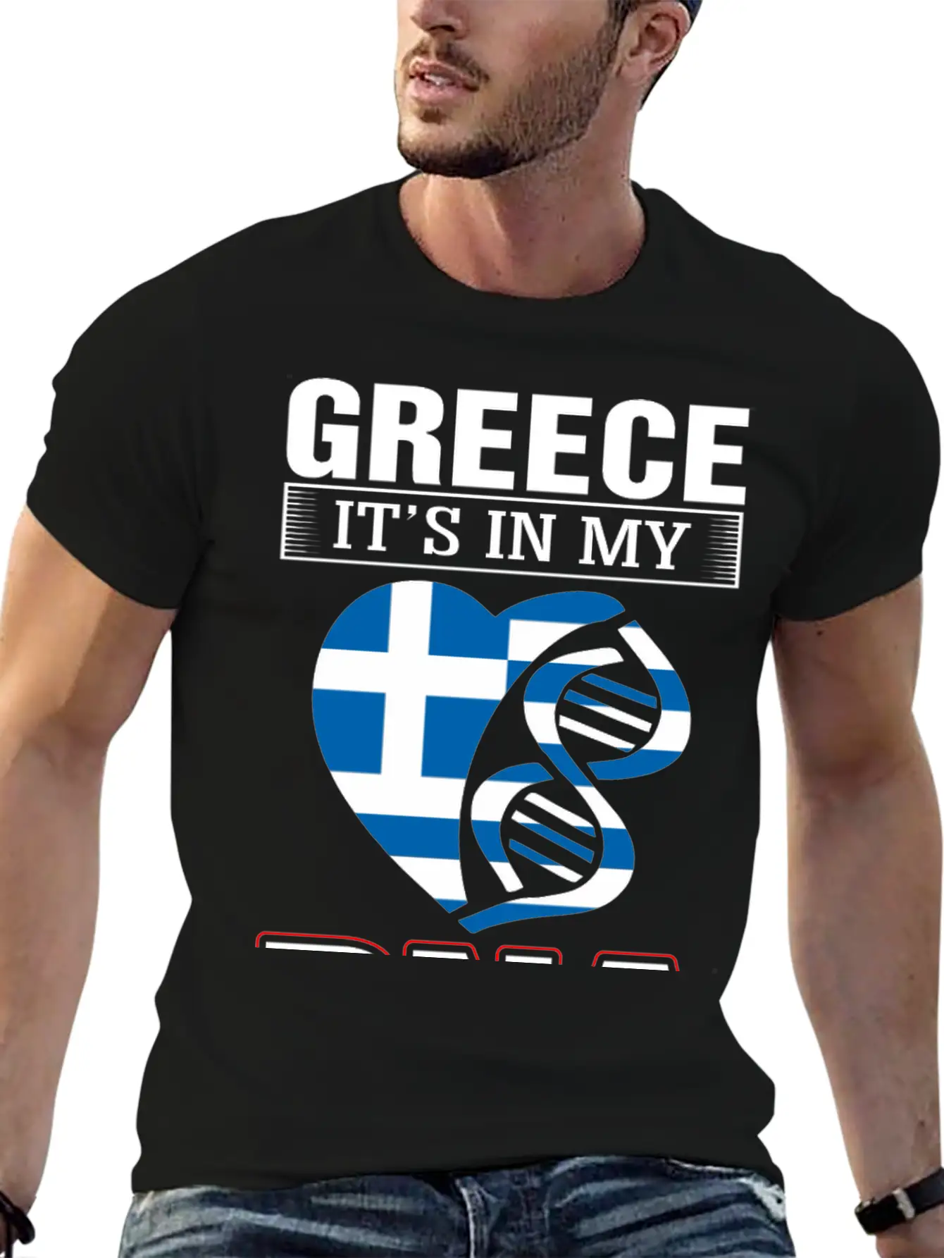 Greece DNA Tshirt Essential Cotton Tee For Daily Outfits – Unisex Style
