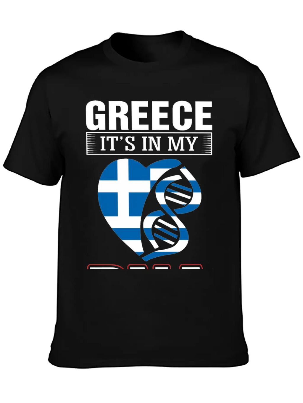 Greece DNA Tshirt Essential Cotton Tee For Daily Outfits – Unisex Style