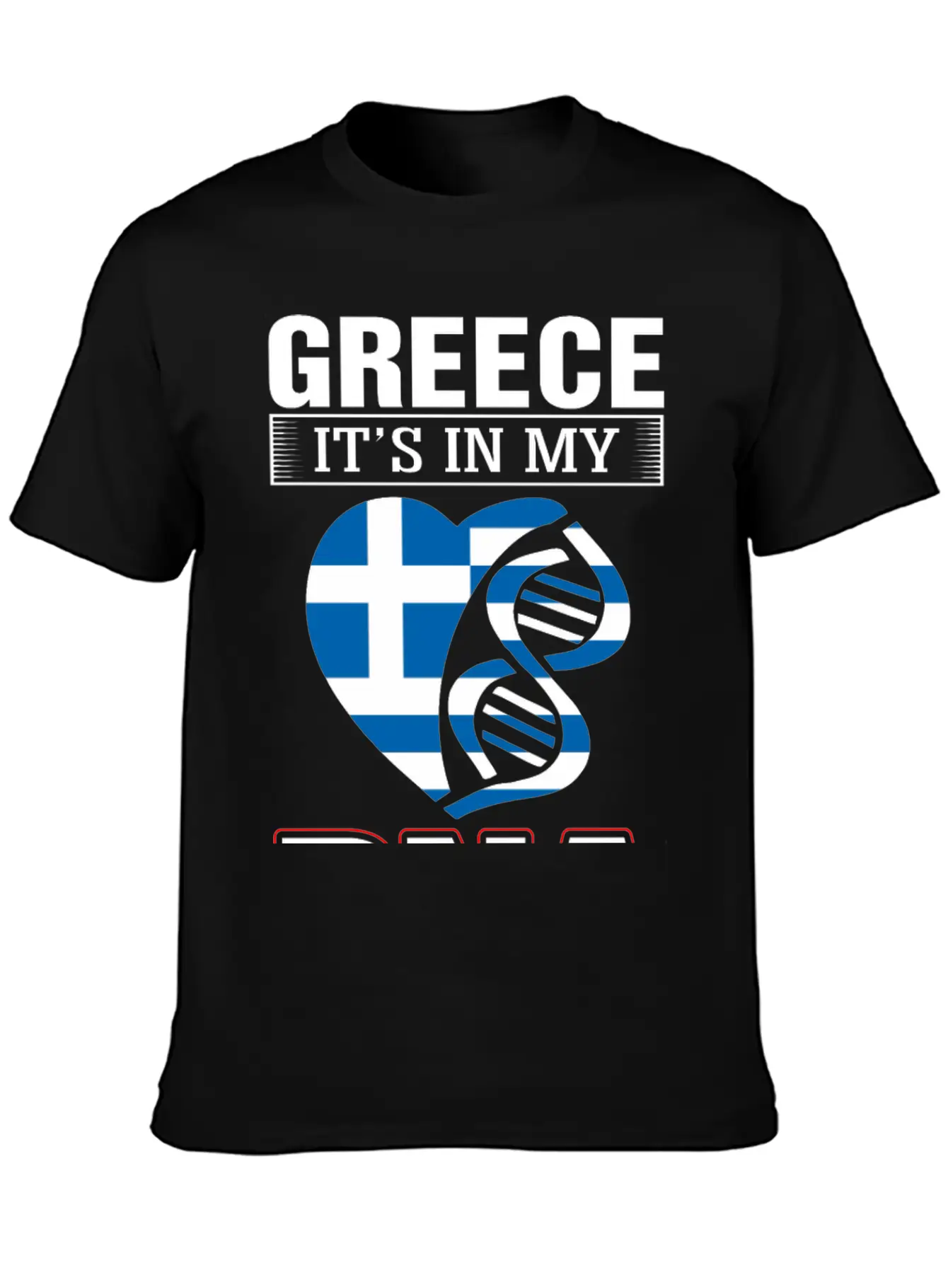 Greece DNA Tshirt Essential Cotton Tee For Daily Outfits – Unisex Style