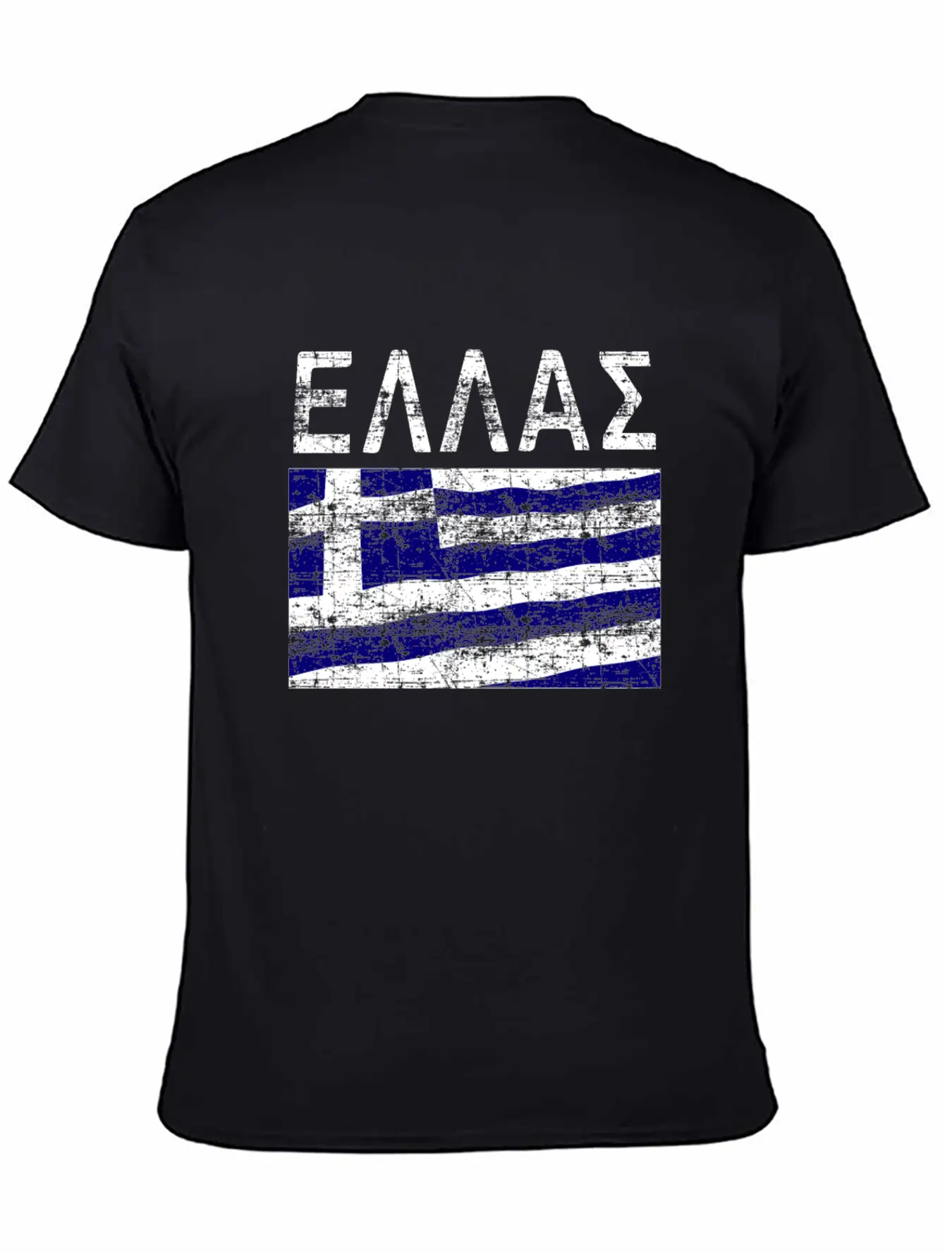 Greek Flag Ellas Casual Graphic T-Shirt – Simple And Comfortable Daily Wear