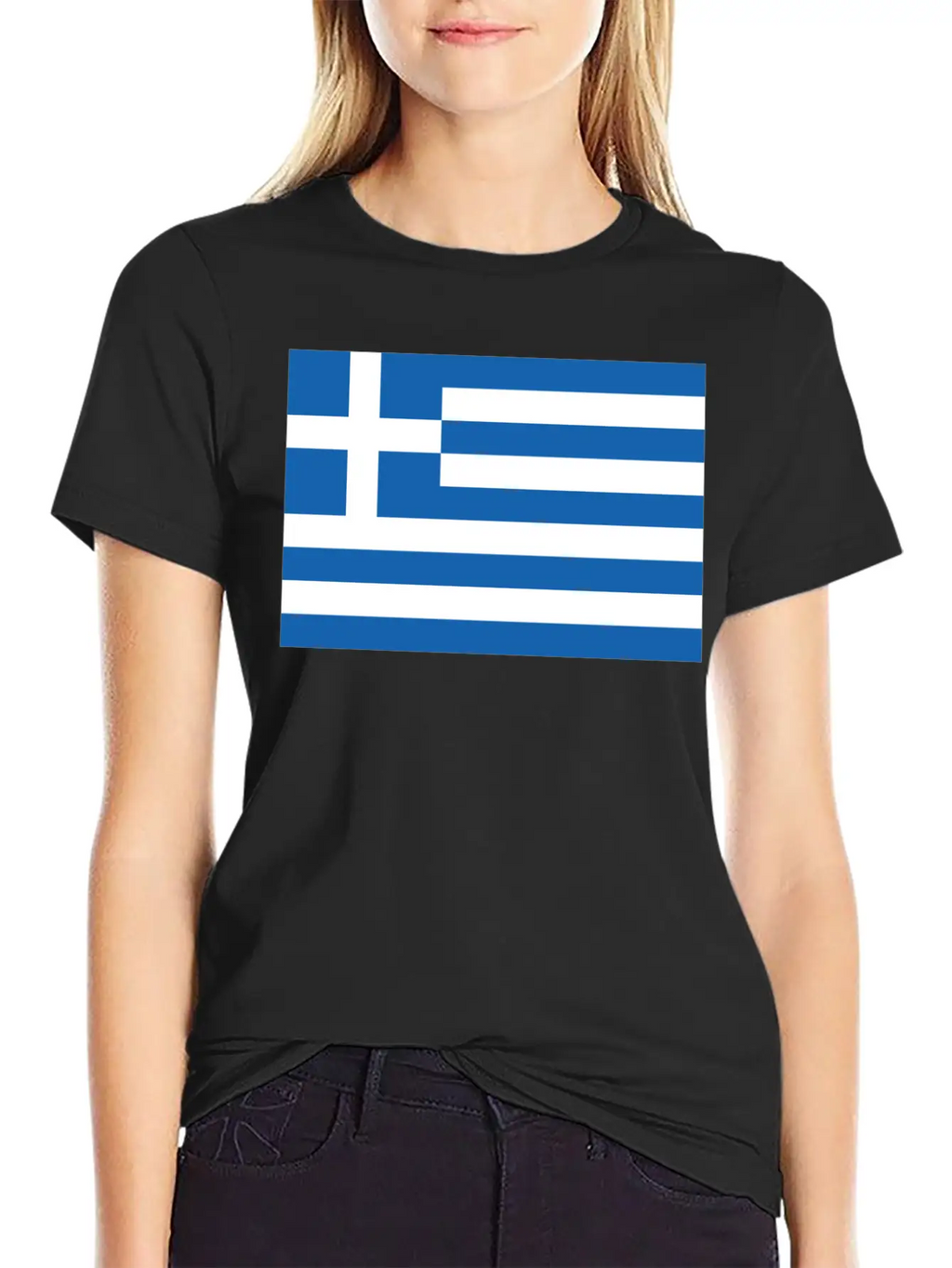 Greek Flag Essential Cotton Tee For Daily Outfits – Unisex Style