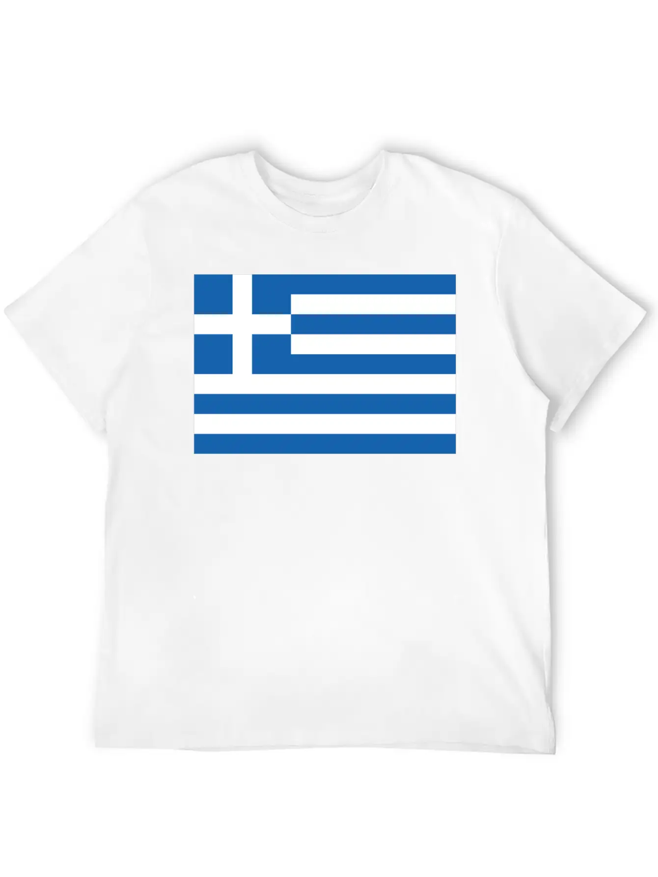 Greek Flag Essential Cotton Tee For Daily Outfits – Unisex Style