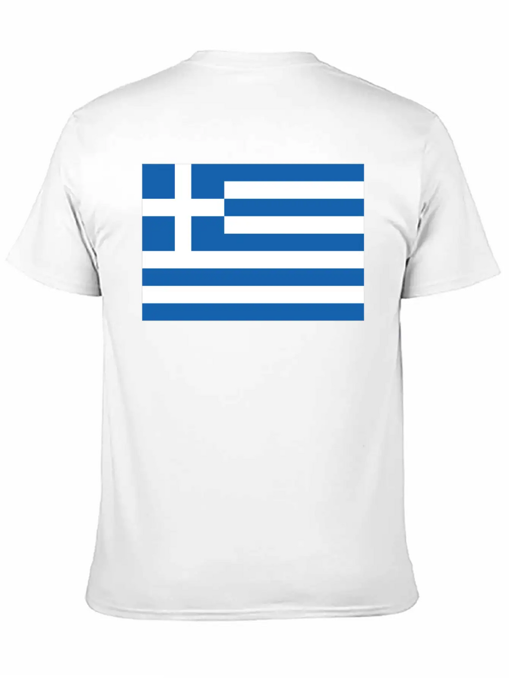 Greek Flag Essential Cotton Tee For Daily Outfits – Unisex Style