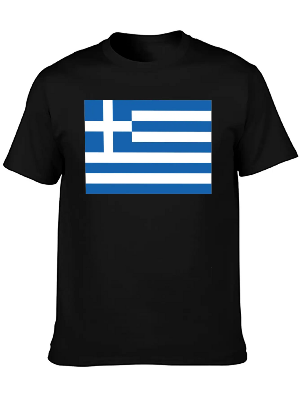 Greek Flag Essential Cotton Tee For Daily Outfits – Unisex Style